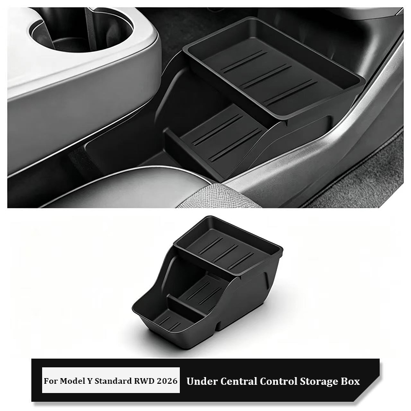 Tech Car Accessories - TPE Middenconsole Onderste Opbergbox Organizer Tray