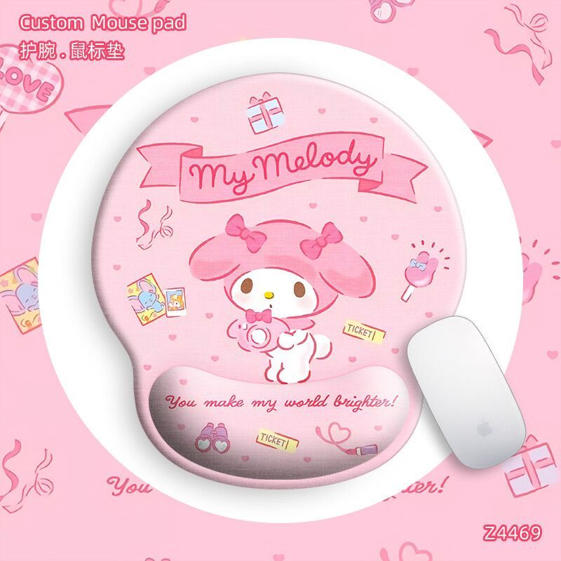 Kawaii Tech Accessories - Leuke muismat met personage, ergonomische ondersteuning